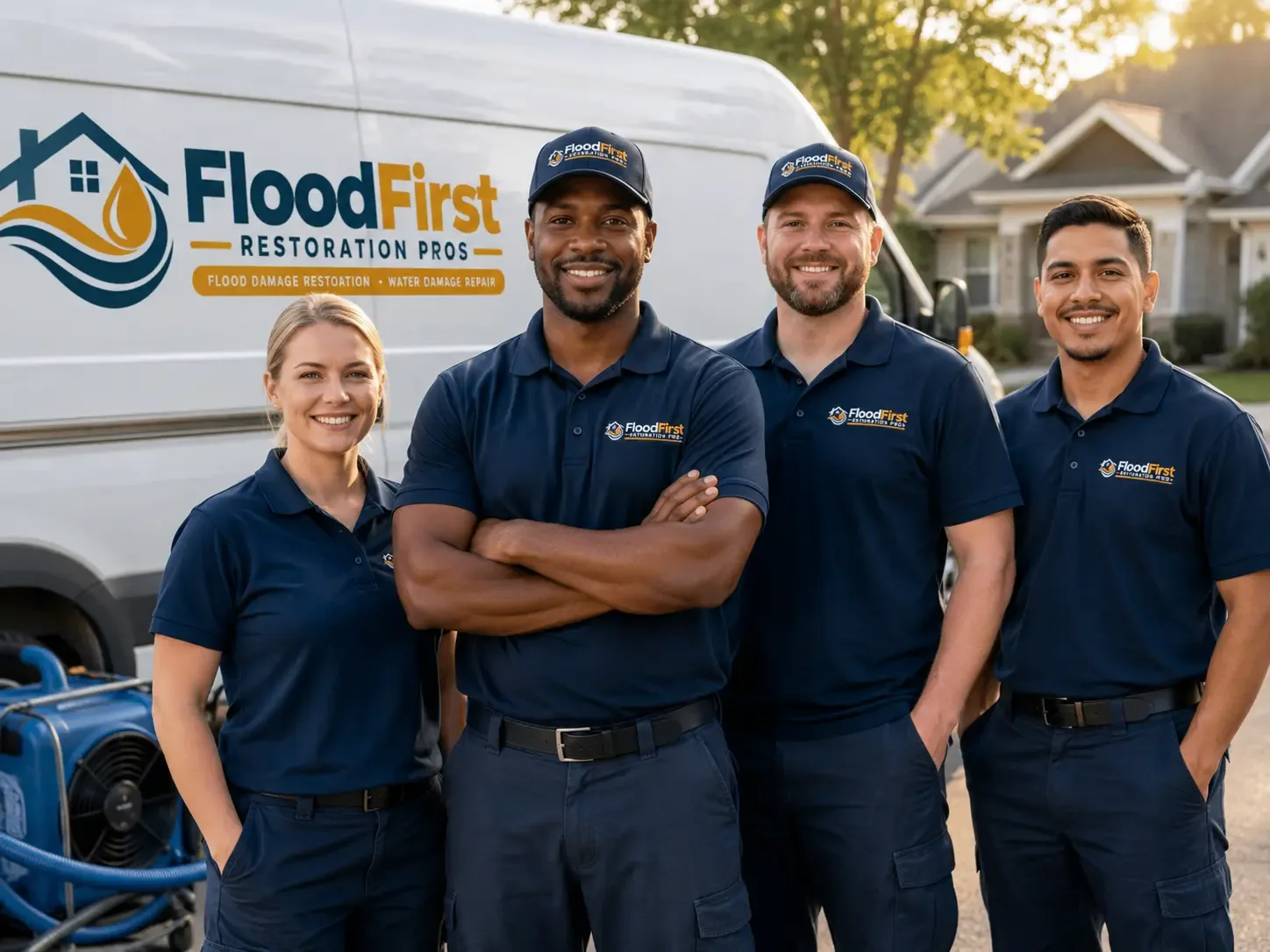 Flood Damage Restoration company in Canyon Dam, CA